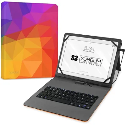 Subblim Keytab Universal-Hülle mit Dreieckstastatur für 11,1-Zoll-Tablets