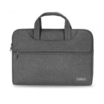 Subblim Business Laptop-Hülle Grau für Laptops bis 14 Zoll