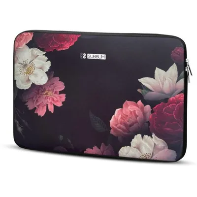 Subblim Trendy Neoprenhülle Neo Flowers Hülle für 13,3-14" Laptops
