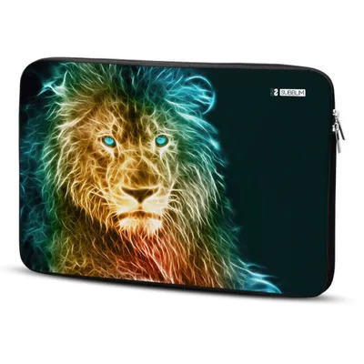 Subblim Trendy Sleeve Neo Lion Neopren-Hülle für 13,3-14-Zoll-Laptops