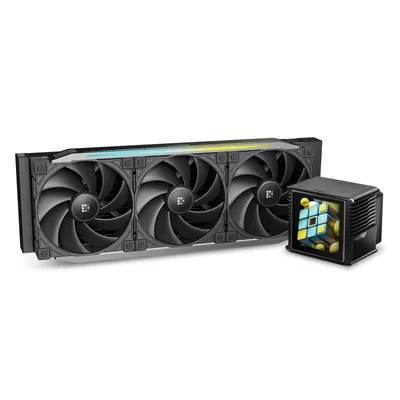 Sudokoo Proteus 360-mm-Flüssigkeitskühlung mit 3 anpassbaren LCD-Lüftern