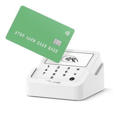 POS-Terminal Sumup Solo Lite mit Ladestation Bluetooth Weiß NFC