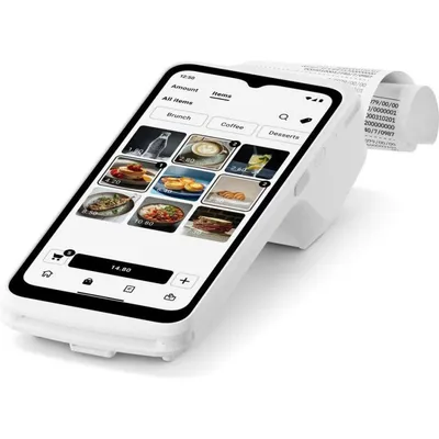 Kartenterminal SumUp Solo Touchscreen WLAN Bondrucker Weiß