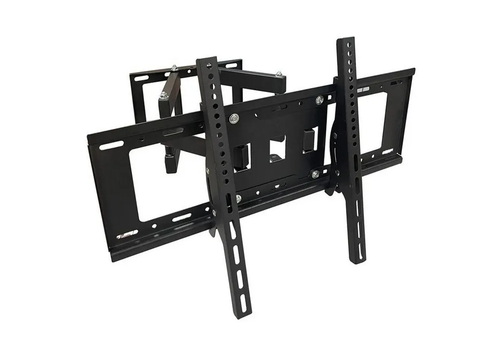 SunJas TV-Wandhalterung ZJ-502 für 32"-75" Fernseher&Monitor,43",50",55",65", (bis 75 Zoll, VESA bis zu 400*600 mm, ±15° Neigung, 120° Schwenk, bis zu 45kg TV-Halterung Schwenkbare Neigbare Flach&Curved Wandhalter)