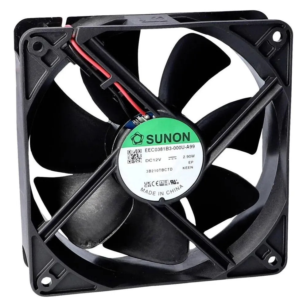 Sunon EEC0382B3-000U-A99 Axiallüfter 24 V/DC 157.96 m³/h (L x B x H) 38 x 120 x