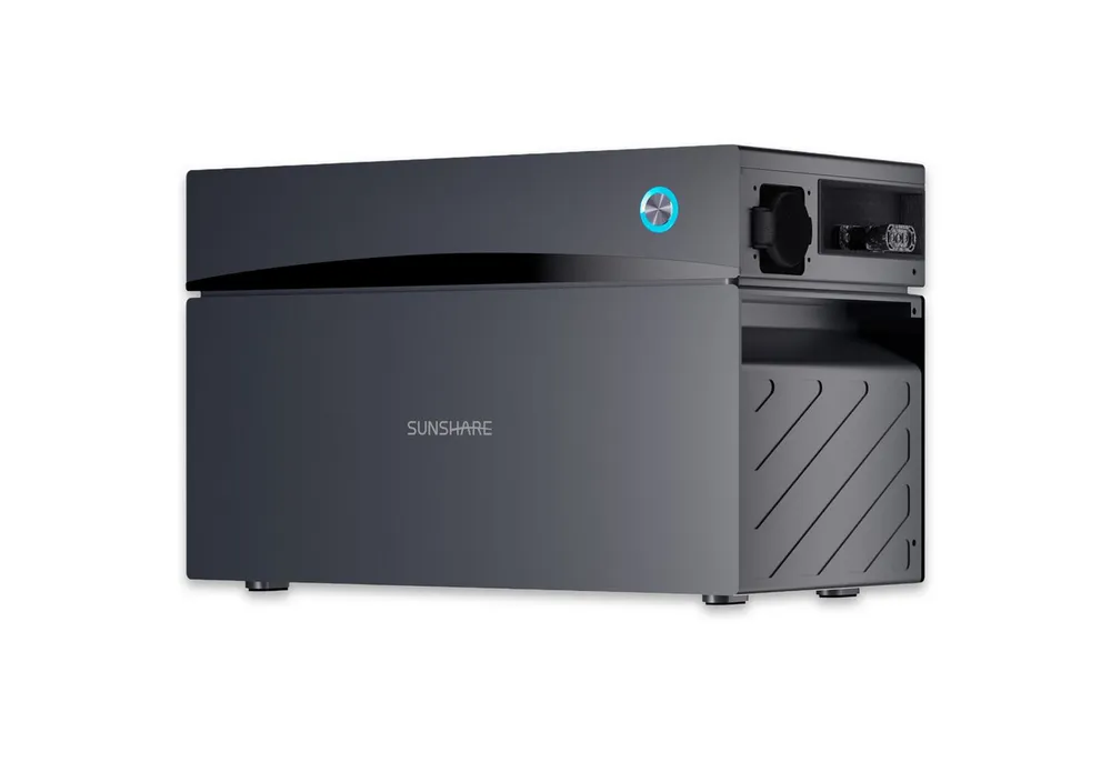 Sunshare Glory All-in-One Speicher 1,5 -3- 4,5 kWh – Modularer Plug-&-Play Stromspeicher (230 V), Semi-Solid-LiFePO4-Batterie, integrierter Hybrid-Wechselrichter