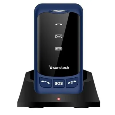Mobiltelefon Sunstech CELT25 Blau Dual SIM 4G SOS Ladestation
