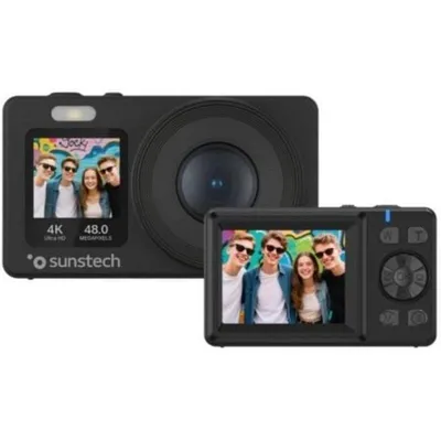 Kompaktkamera Sunstech DCAM4825 48MP Zoom 18x USB-C Schwarz