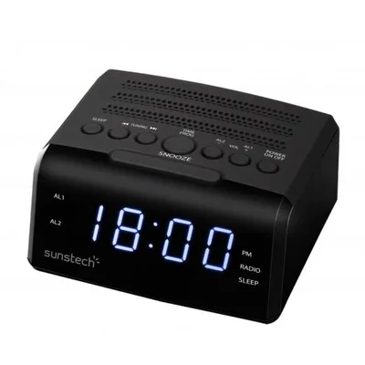 Sunstech FRD35U Digitaler Radiowecker Schwarz
