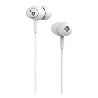 Auriculares Sunstech Pops con cable Jack 3.5 mm para música con micrófono, blanco
