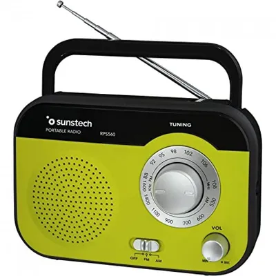 Sunstech RPS560 Grünes analoges tragbares Radio