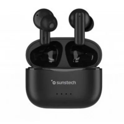 Kopfhörer Sunstech WAVEPODSONE True Wireless Bluetooth 5.3, Mikrofon, USB-C, schwarz