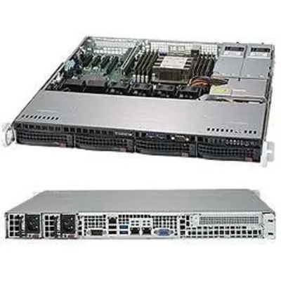 Server Supermicro CSE813MFTQC-R407CB 1U 4 Bays 4 Luefter 400W Platinum