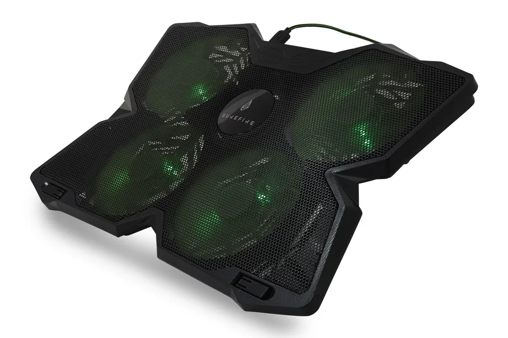 SureFire Bora Llaptop-Kühlpad 43,2 cm (17") 1200 RPM Schwarz