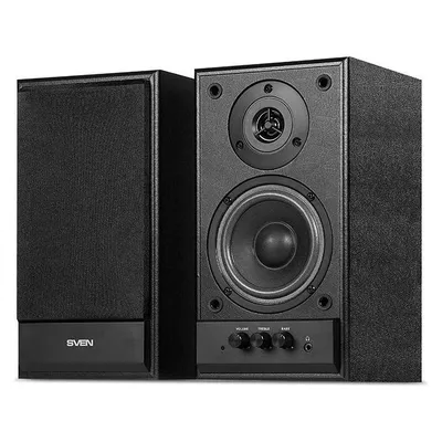 Lautsprecher Sven 2.0 Kabelgebunden 46W mit Bassregelung und Drehregler