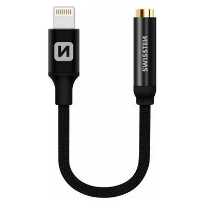 Swissten Lightning / 3.5mm Audioadapter (3.5mm Klinke, Lightning)