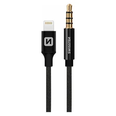 Swissten Textile Audio Adapteris Lightning / 3 /