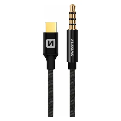 Swissten Textile Audio Adapteris USB-C / 3 /
