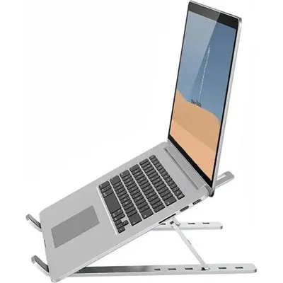 Notebook-Ständer Swissten Aluminum Pad 10-15" Aluminium verstellbar und faltbar
