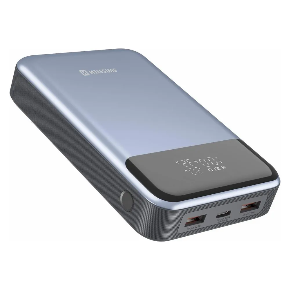 Swissten POWER BANK 20000 mAh 100W POWER DELIVERY PRO NOTEBOOKY