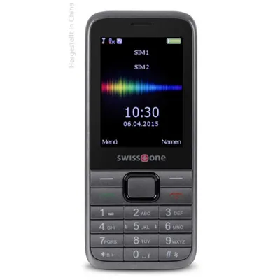 Mobiltelefon Swisstone SC 560 Dual SIM Bluetooth Radio FM 2.4" Schwarz