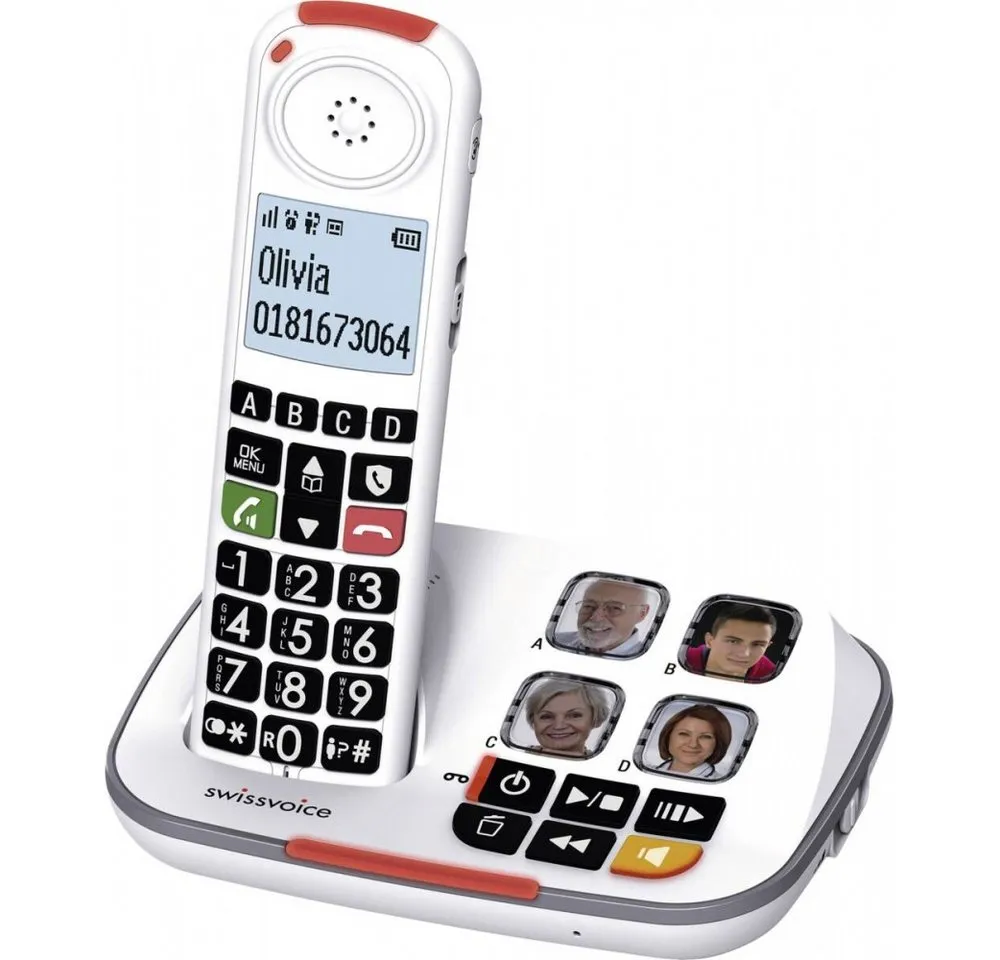 Swissvoice Xtra 2355 - Großtastentelefon - weiß Großtastentelefon