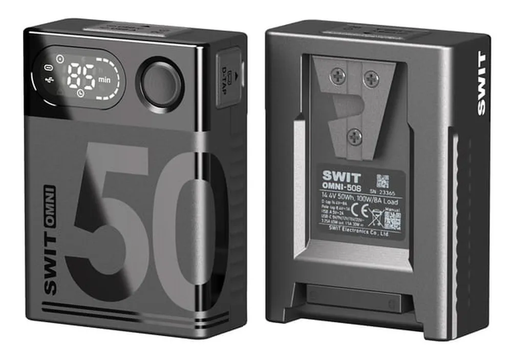 Swit OMNI-50S Pocket V-Mount Akku 50Wh USB-C
