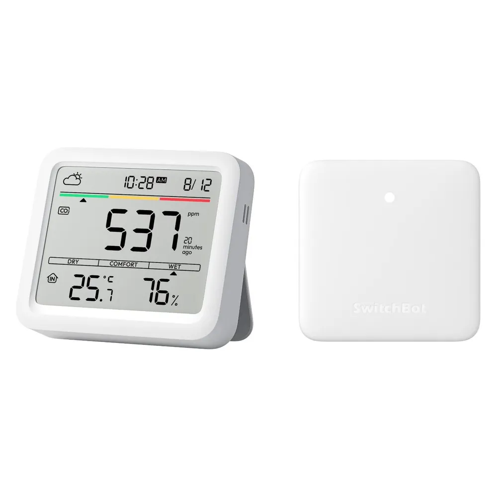 SwitchBot Meter Pro CO₂ - Wetterstation mit CO₂-Überwachung - Weiß