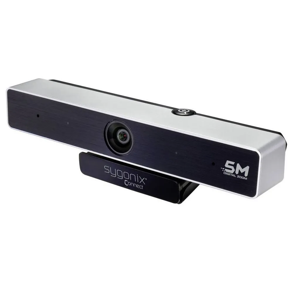 Sygonix Connect 2K (2592 x1944) Webcam mit Stereomikrofon SC-WC-300 Webcam (Klemm-Halterung)