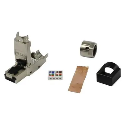 Synergy 21 TP-Stecker TP, Feldkonfektionierbar, CAT6A, RJ45, Werkzeuglos, kurz