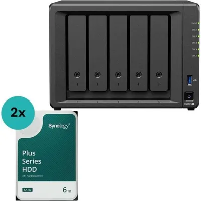 Interne NAS-Festplatte Synology 12TB 5 Einschübe 3,5" DS1525+ Hot Swap