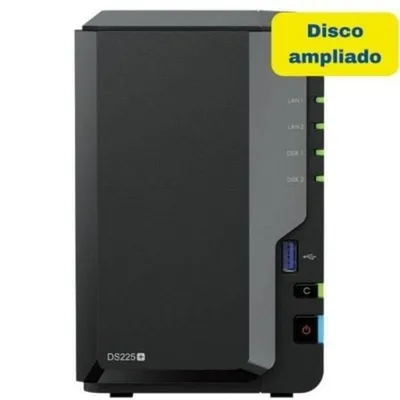 NAS extern Synology 8TB 2-Bay 2.5GbE DDR4 DS225+ Hot Swap