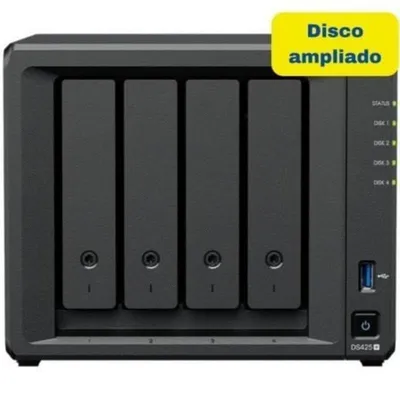 NAS intern Synology 8TB 4-Bay 2.5GbE DiskStation DS425+ M.2 NVMe Cache