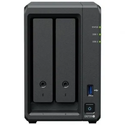 NAS Synology Diskstation DS725+ 2-Bay 8GB DDR4 2.5GbE Tower AMD Ryzen Erweiterung M.2 NVMe