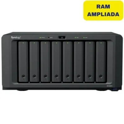 NAS Synology DS1825 Plus 8-Bay Desktop 16GB DDR4 2.5GbE AMD Ryzen NVMe-Erweiterung