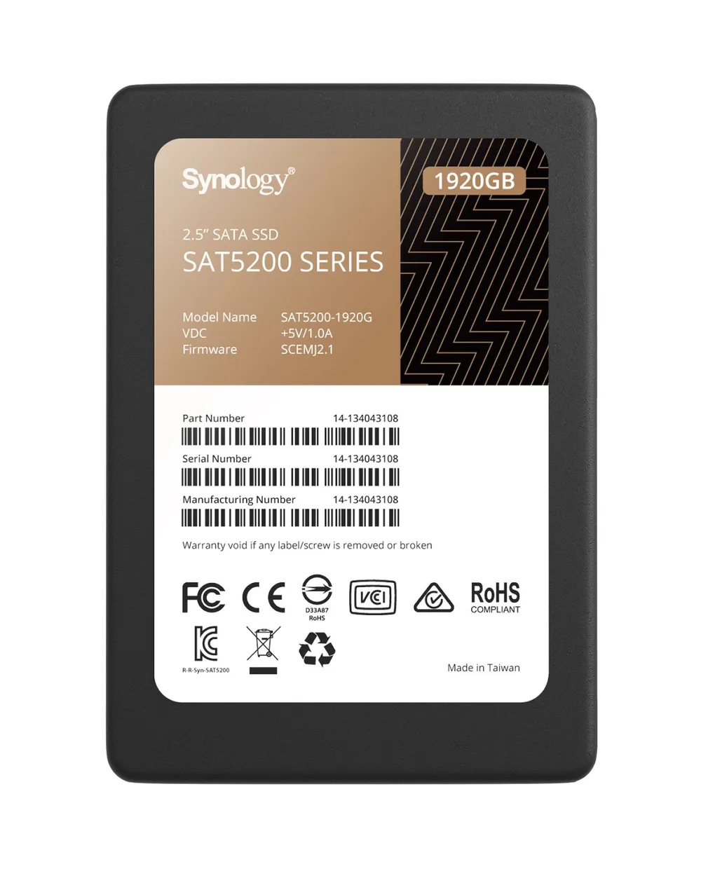 Synology SAT5200-1920G | sat5200-1920g | 1,92 TB - 2.5"