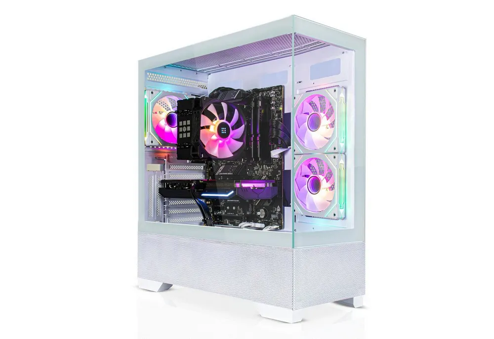 SYSTEMTREFF AMD Ryzen 5 5600 mit Nvidia GeForce RTX 5050 8GB GDDR6 Gaming-PC (AMD 5600 5600, Nvidia GeForce RTX 5050, 16 GB RAM, 1000 GB SSD, Luftkühlung)