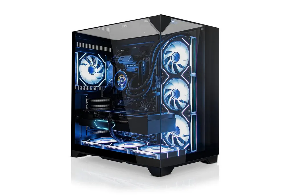 SYSTEMTREFF AMD Ryzen 7 9800X3D mit Nvidia GeForce RTX 5080 16GB Gaming-PC (AMD 9800X3D 9800X3D, Nvidia GeForce RTX 5080, 32 GB RAM, 1000 GB SSD, Wasserkühlung)