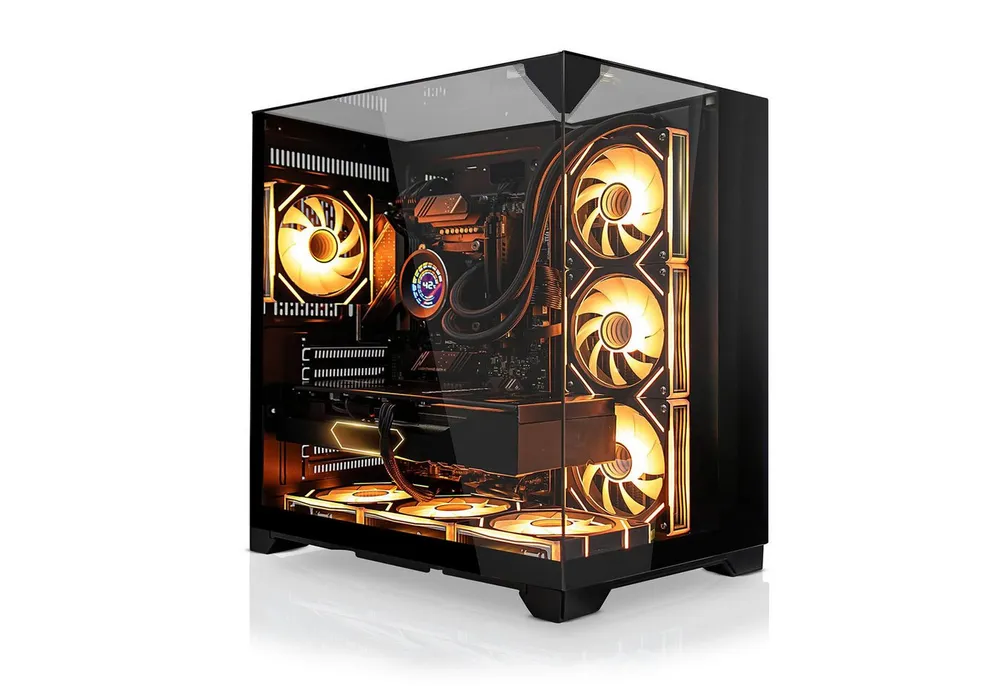 SYSTEMTREFF AMD Ryzen 7 9800X3D mit Nvidia GeForce RTX 5080 16GB Gaming-PC (AMD 9800X3D 9800X3D, Nvidia GeForce RTX 5080, 32 GB RAM, 1000 GB SSD, Wasserkühlung)