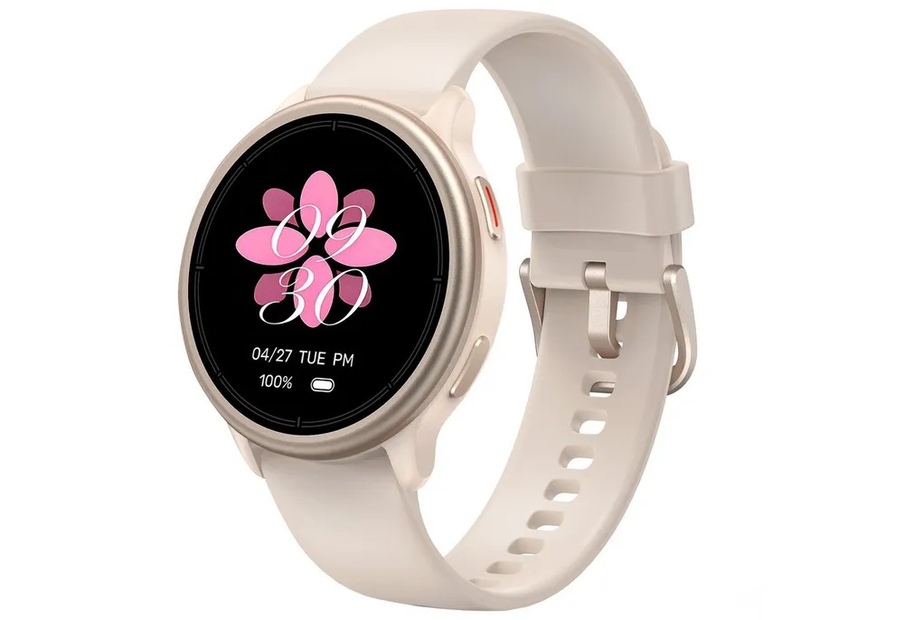 Sytifro DR09 Smartwatch Damen, 1,27″ AMOLED HD Display, 34g ultraleicht Smartwatch (1,27 Zoll cm) Fitness Tracker Uhr mit Bluetooth Anrufe, 100+ Sportmodi Sportuhr, Fitnessuhr mit Puls, SpO₂, Schlaf & Stress, 5–10 Tage Akku, 2 Jahre Garantie, verfügbar für Android & iOS