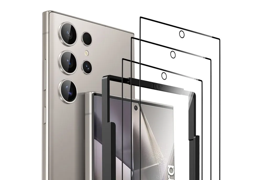 Sytifro Schutzfolie Panzerglas für Galaxy S25 & 24, 10H Härte Schutzfolie, Displayschutz, (Samsung Galaxy S25/ Samsung Galaxy S25+/ Samsung Galaxy S25 Ultra/Samsung Galaxy S24/Samsung Galaxy S24+/Samsung Galaxy S24 Ultra, Samsung Galaxy A56/ Samsung Galaxy A36, 3 Schutzglas + 1 Montagerahmen), blasenfrei Panzerfolie, HD Displayschutz, Ultra-klar, Anti-Fingerprint