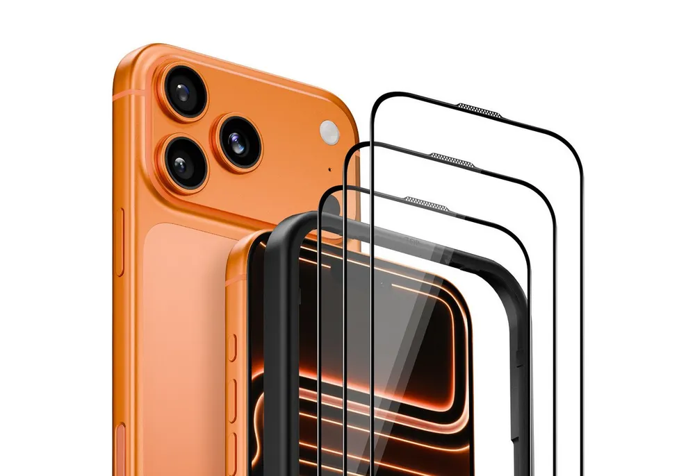 Sytifro Schutzfolie Panzerglas für iPhone 17 & 16, 10H Härte Schutzfolie, Displayschutz, (iPhone 17 Pro Max/ iPhone 17 Pro/ iPhone 17 Air/ iPhone 17/ iPhone 16 Pro Max/ iPhone 16 Pro/ iPhone 16 Plus/ iPhone 16, HD- Panzerglasfolie, blasenfrei Displayschutzfolie), 3 Schutzglas + 1 Montagerahmen, Premium Panzerfolie