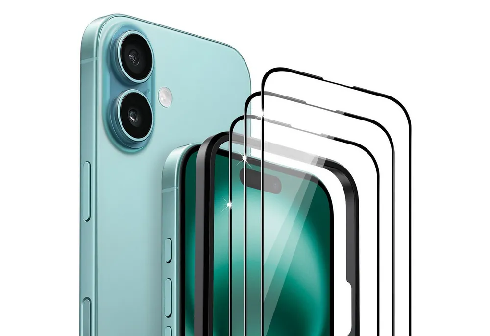 Sytifro Schutzfolie Panzerglas für iPhone 17 & 16, 10H Härte Schutzfolie, Displayschutz, (iPhone 17 Pro Max/ iPhone 17 Pro/ iPhone 17 Air/ iPhone 17/ iPhone 16 Pro Max/ iPhone 16 Pro/ iPhone 16 Plus/ iPhone 16, HD- Panzerglasfolie, blasenfrei Displayschutzfolie), 3 Schutzglas + 1 Montagerahmen, Premium Panzerfolie