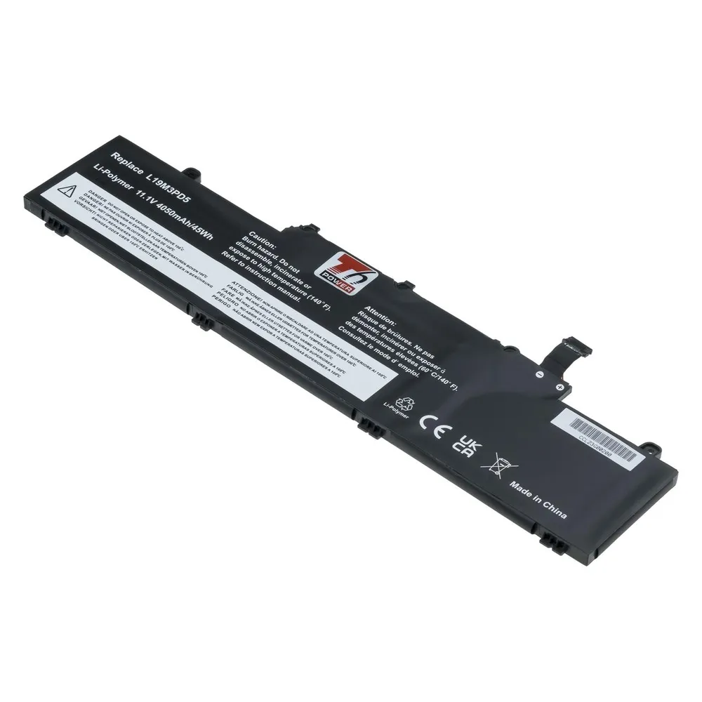 T6 Power Baterie Lenovo ThinkPad E14, E15 Gen 2, Gen 3, Gen 4,,, 3cell, Li-Pol