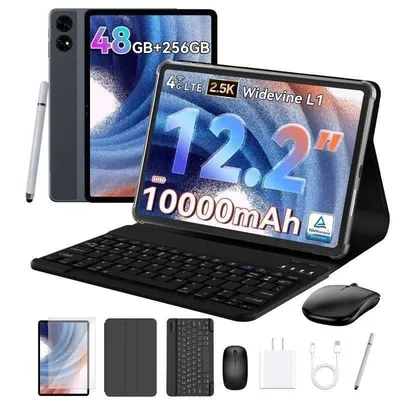 Tablet TABWEE T60 4G 12,2" 12GB 256GB Grau con Teclado y Stylus Pen