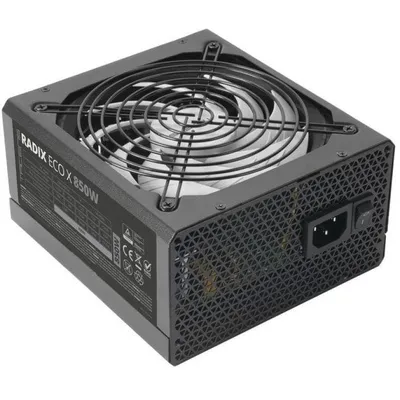 Tacens RADIX ECO X 850 ATX-Netzteil, 850 W, 6 Jahre Garantie, 87 % SMD DC-DC AI-RPM FDB, Schwarz