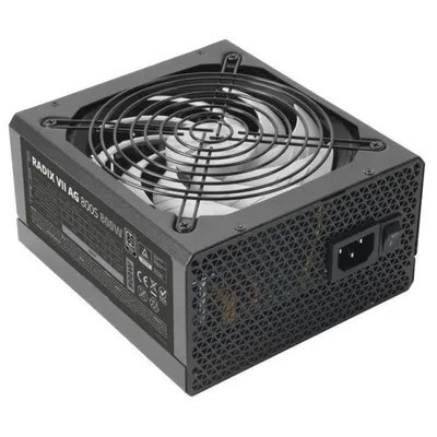 Tacens RADIX VII AG 800S ATX-Netzteil, 800 W, 10 Jahre Garantie, 80plus Silber, 87 %, Schwarz