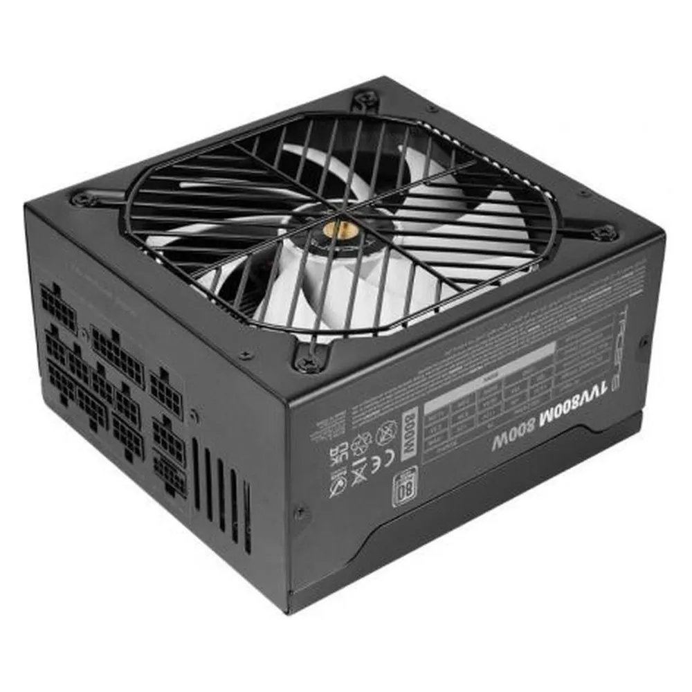 Tacens Valeo V 800m Netzteil ATX 3.1 800w Lüfter Ai2-rpm Fdb 140mm Schwarz
