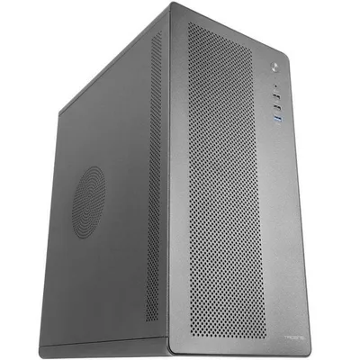 Tacens AEROM Micro-ATX Metall-PC-Gehäuse, Frontgitter, 1x Hecklüfter, 120 mm, USB 3.0, schwarz