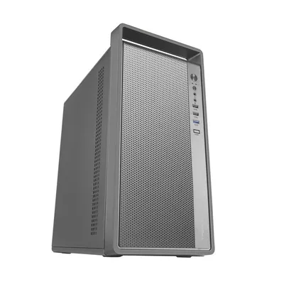 Tacens Fortis II Mini-Tower MicroATX Frontgitter, 12 cm Lüfter hinten, FDB-Stahl, SPCC, schwarzer Griff